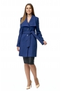 Женское пальто из текстиля с воротником 8002885