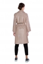 Женское кожаное пальто из натуральной кожи с воротником 8011550-2