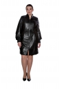 Женское кожаное пальто из натуральной кожи с воротником 8011573-2