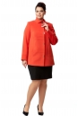 Женское пальто из текстиля с воротником 8012030