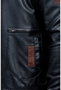 Мужская кожаная куртка из эко-кожи с воротником 8023453-8