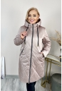 Женское пальто из текстиля с капюшоном 8024040-2