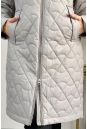 Женское пальто из текстиля с капюшоном 8024048-8